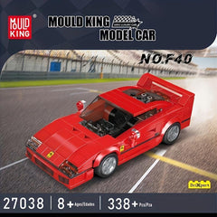 8 Grid Car Racing Model Toy Building Blocks