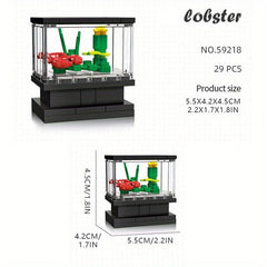 Fish Tank Decoration Toys Animal Observation Box Assembled Educational
