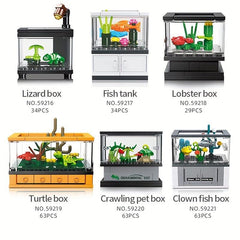 Fish Tank Decoration Toys Animal Observation Box Assembled Educational