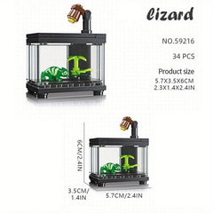 Fish Tank Decoration Toys Animal Observation Box Assembled Educational