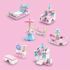 6-in-1 Castle Building Blocks Assembly Toys Educational Intelligence