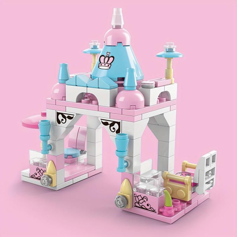 6-in-1 Castle Building Blocks Assembly Toys Educational Intelligence
