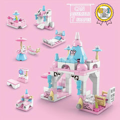 6-in-1 Castle Building Blocks Assembly Toys Educational Intelligence