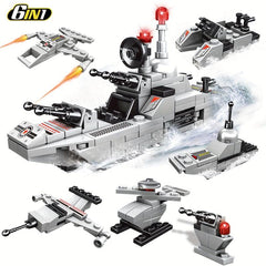 140PCS City Military Helicopter Building Blocks Fun DIY Puzzle Toys for Kids