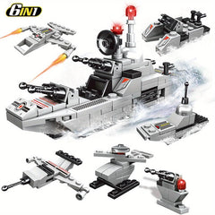140PCS City Military Helicopter Building Blocks Fun DIY Puzzle Toys for Kids