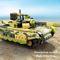 429pcs T90M Tank Model with Soldier Building Blocks Set