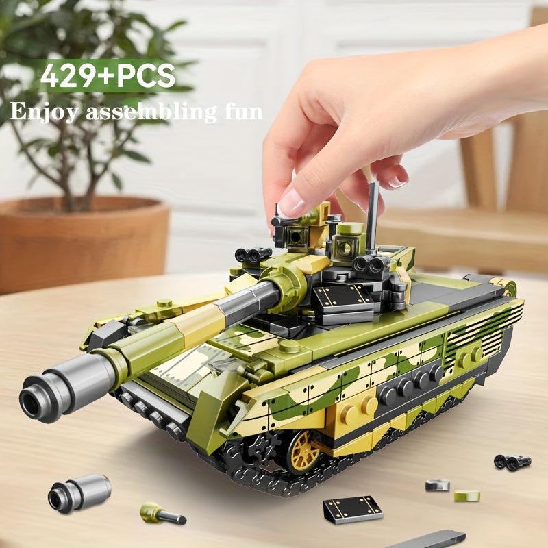 429pcs T90M Tank Model with Soldier Building Blocks Set