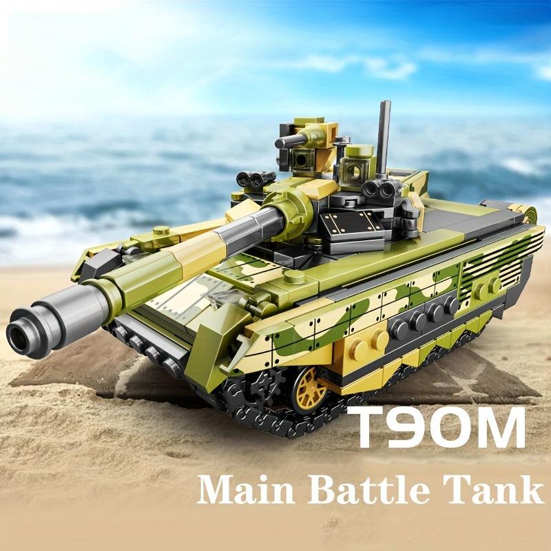 429pcs T90M Tank Model with Soldier Building Blocks Set
