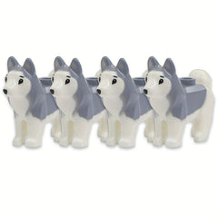 Husky Dog Building Blocks Educational Toy