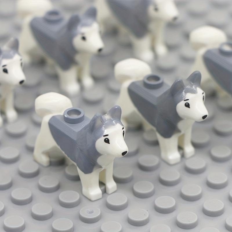 Husky Dog Building Blocks Educational Toy