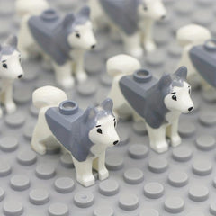 Husky Dog Building Blocks Educational Toy