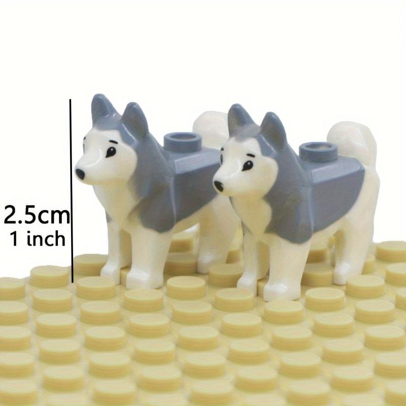 Husky Dog Building Blocks Educational Toy