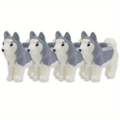 Husky Dog Building Blocks Educational Toy