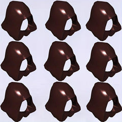 9pcs Mini Building Block Character Hooded Headscarf DIY Dressing Toys