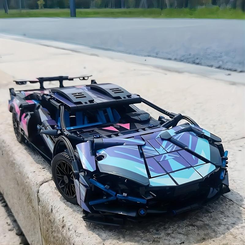 1314pcs Sports Car Building Block Toy Set