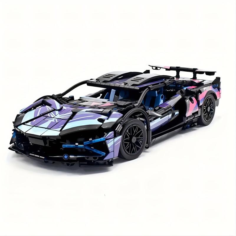 1314pcs Sports Car Building Block Toy Set