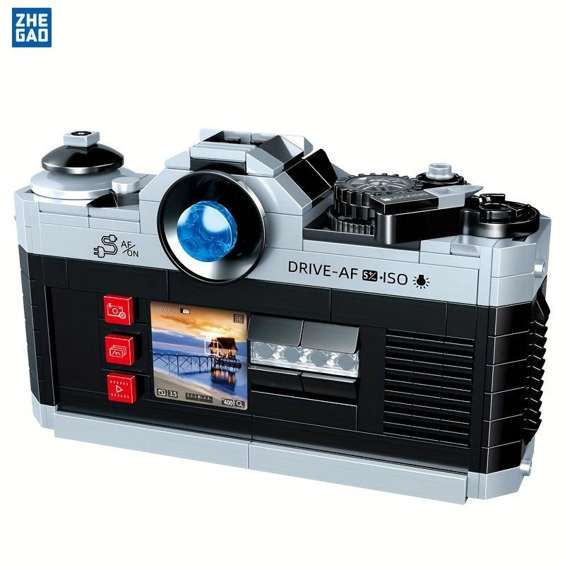 ZHEGAO Retro SLR Polaroid Camera Building Blocks Toy