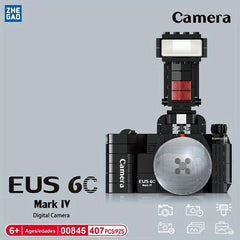 ZHEGAO Retro SLR Polaroid Camera Building Blocks Toy