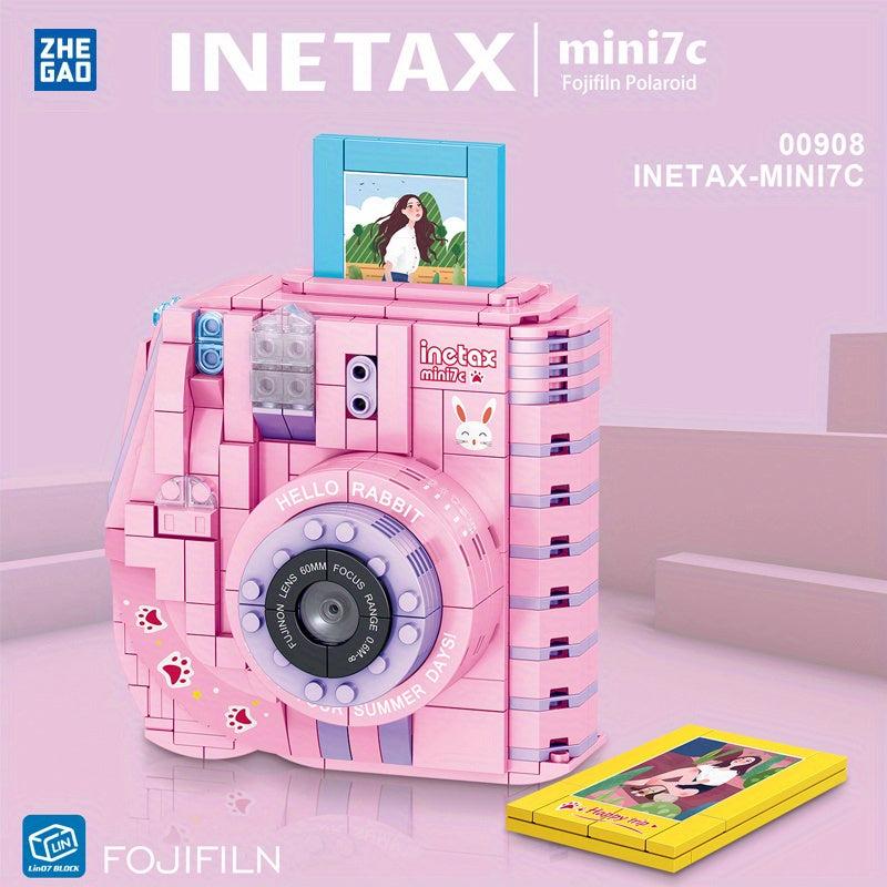 ZHEGAO Retro SLR Polaroid Camera Building Blocks Toy