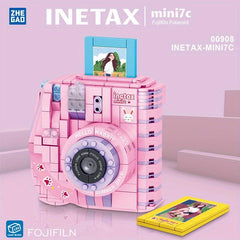 ZHEGAO Retro SLR Polaroid Camera Building Blocks Toy