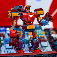 153pc 4.72in Mecha Building Blocks Kids Toys Puzzle Boys Gift