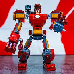 153pc 4.72in Mecha Building Blocks Kids Toys Puzzle Boys Gift