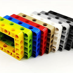 4pcs Building Blocks Modified Frame Thick Hole 5x11 5x7 Beam Bricks For 12
