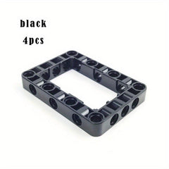 4pcs Building Blocks Modified Frame Thick Hole 5x11 5x7 Beam Bricks For 12