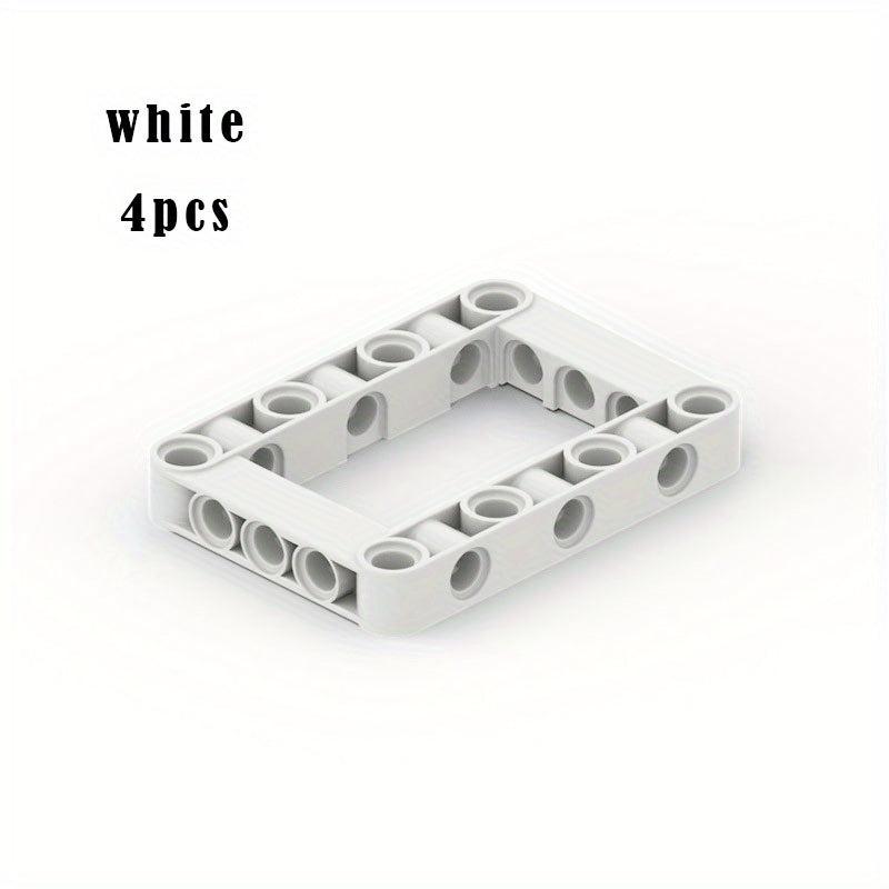 4pcs Building Blocks Modified Frame Thick Hole 5x11 5x7 Beam Bricks For 12