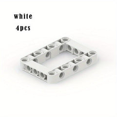 4pcs Building Blocks Modified Frame Thick Hole 5x11 5x7 Beam Bricks For 12