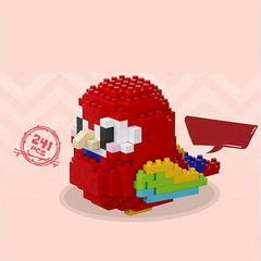 250pcs DIY Cartoon Bird Animal Micro Drill Building Blocks Toys