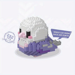 250pcs DIY Cartoon Bird Animal Micro Drill Building Blocks Toys