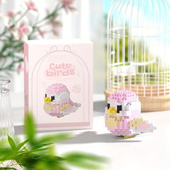 250pcs DIY Cartoon Bird Animal Micro Drill Building Blocks Toys