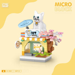Mini Building Blocks Pet Store Coffee Shop Candy Shop Fresh Fruit Shop