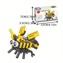 12Pcs Insect Building Blocks Toy Set