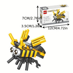 12Pcs Insect Building Blocks Toy Set