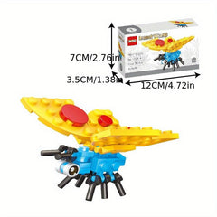 12Pcs Insect Building Blocks Toy Set