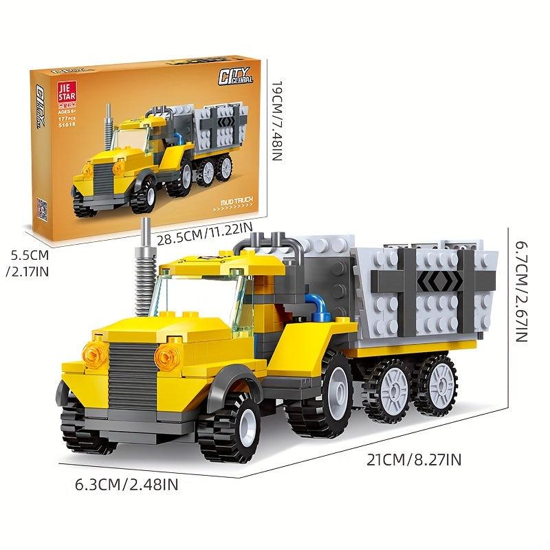 177pcs City Global Engineering Series Construction Toy Set