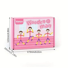 Wooden Man Jigsaw Puzzle Game for Kids