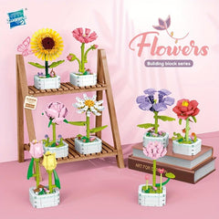 Flower Puzzle Blocks - Ideal Gift for Girls