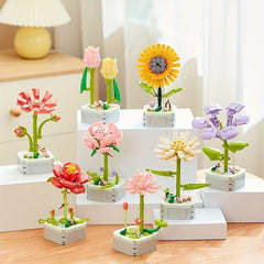 Flower Puzzle Blocks - Ideal Gift for Girls