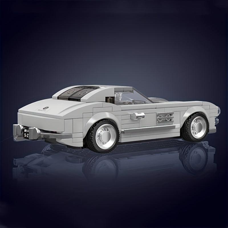 Eight grid Car Series Racing Model Small Blocks Assembly Toy