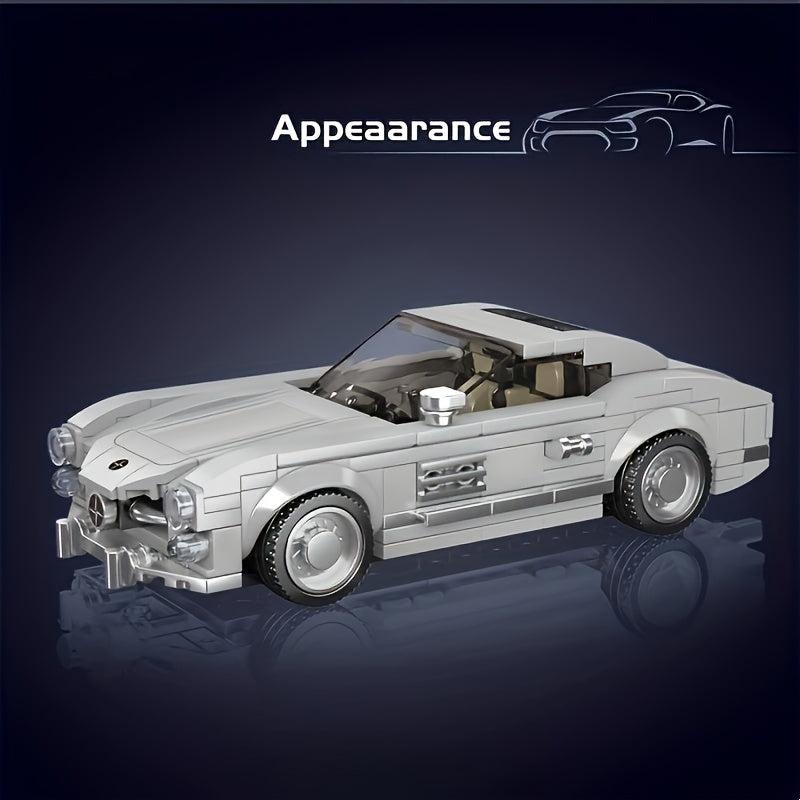 Eight grid Car Series Racing Model Small Blocks Assembly Toy