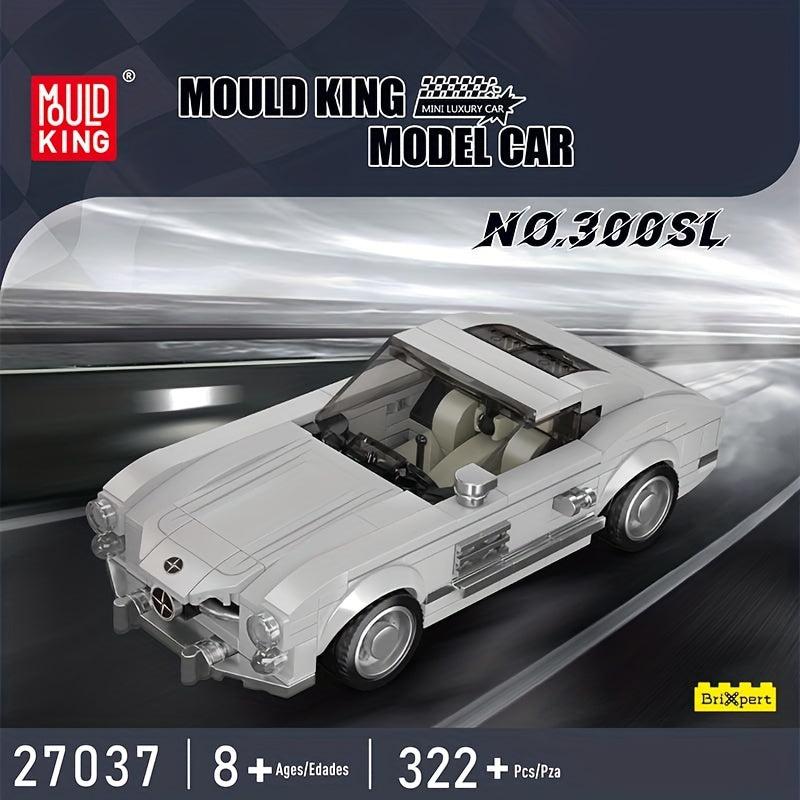 Eight grid Car Series Racing Model Small Blocks Assembly Toy