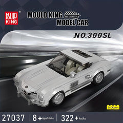 Eight grid Car Series Racing Model Small Blocks Assembly Toy