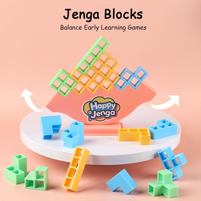 Jenga Blocks Balance Game Toys High Kid Toys Parent child Interaction