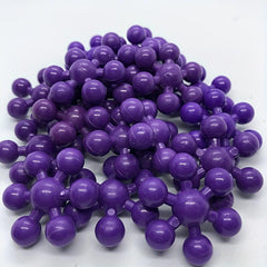 50pcs Single Plum Piece Plastic Interlocking Puzzle Blocks for Boys and Girls