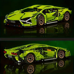 High Tech Racing Sports Car Building Block Set Birthday Gift For Boys