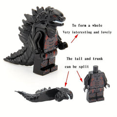 8pcs Set Monster Animals Building Blocks Educational Toys For Kids