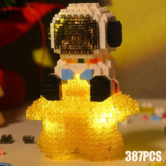 Astronaut Building Block with Light